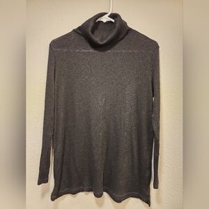 Women's Black Turtleneck Sweater Size Medium